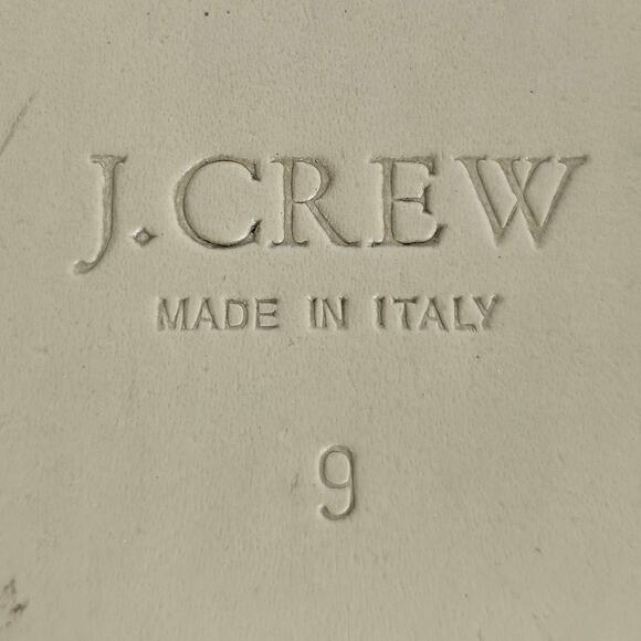 J.CREW WOMEN'S BROWN / TAN STRAPPY THONG SANDALS SIZE 9 MADE IN ITALY - Picture 6 of 7